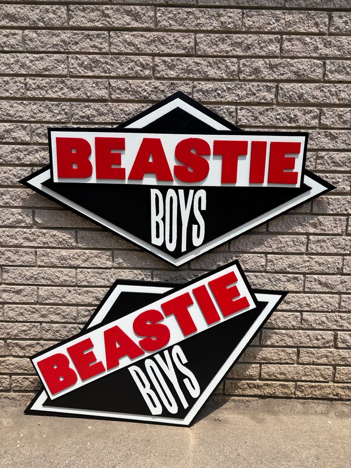 Beastie Boys fan art logo cutouts
