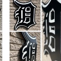 Custom Detroit Tigers logo cutout